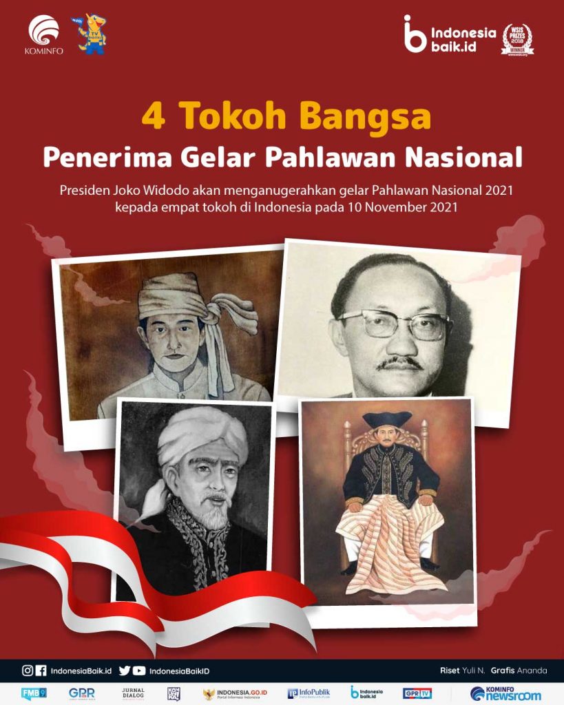 Ini Empat Tokoh Yang Mendapat Gelar Pahlawan Nasional